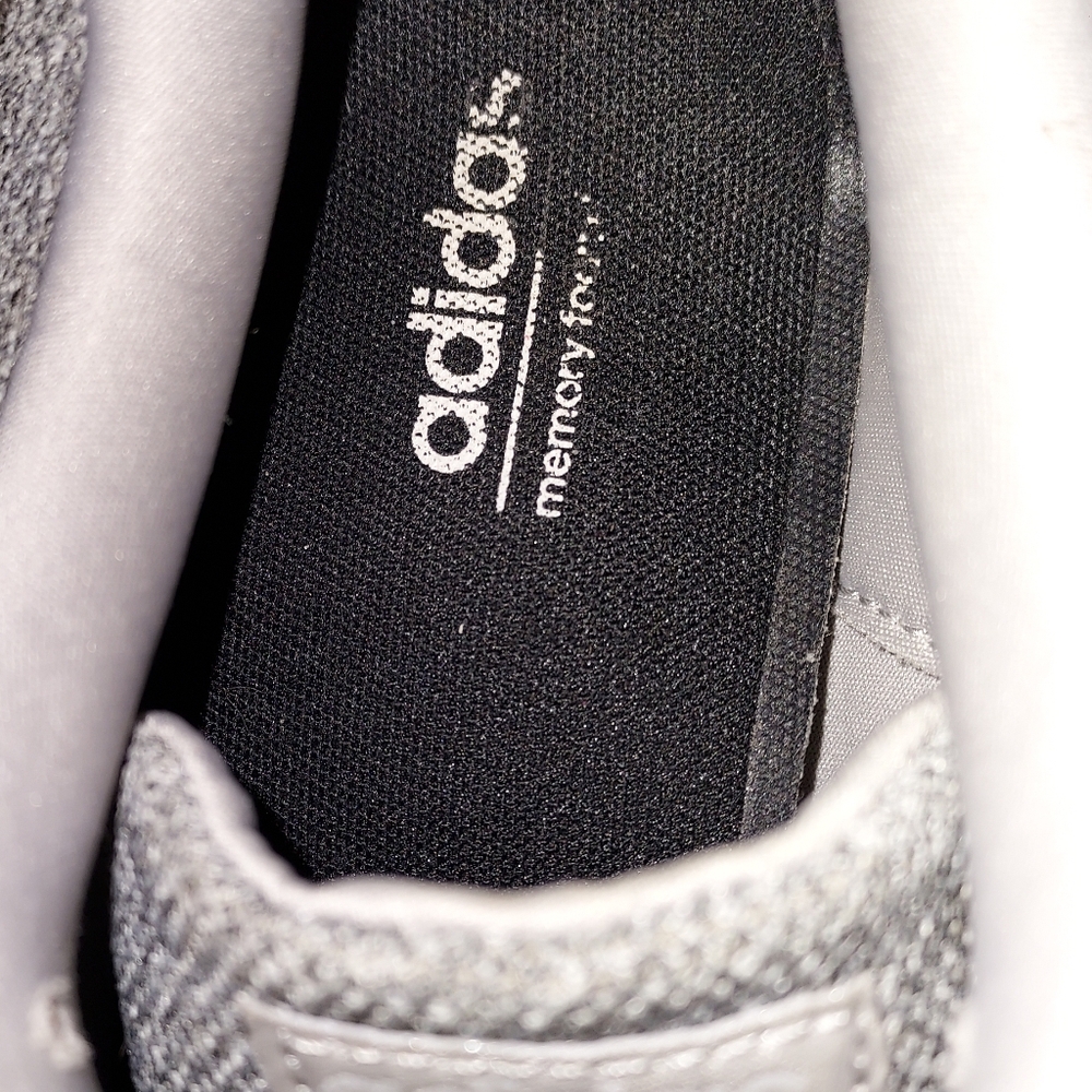 Adidas Womens Gray Sneakers Size 9 - Picture 6 of 7